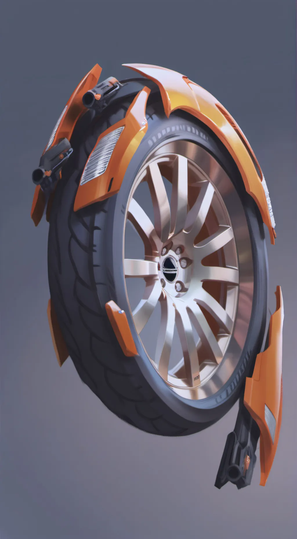 ai character: Advanced wheel background