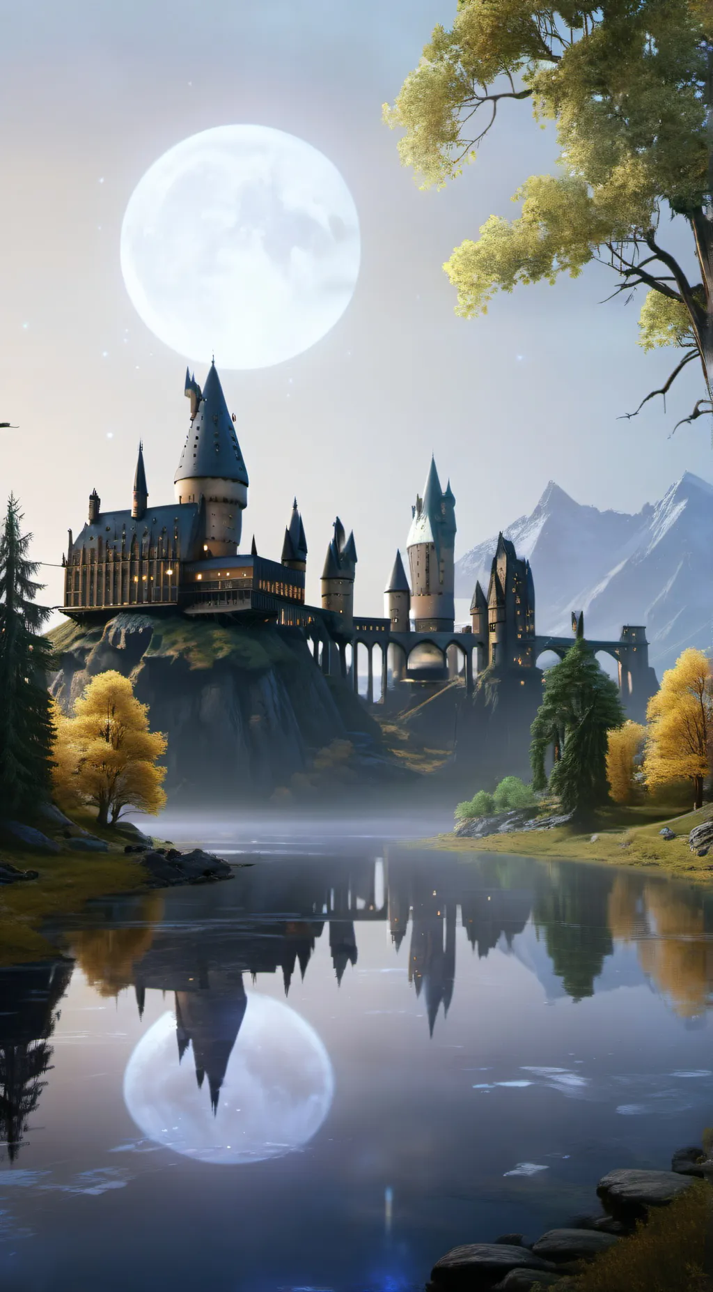 ai character: Hogwarts groupchat background