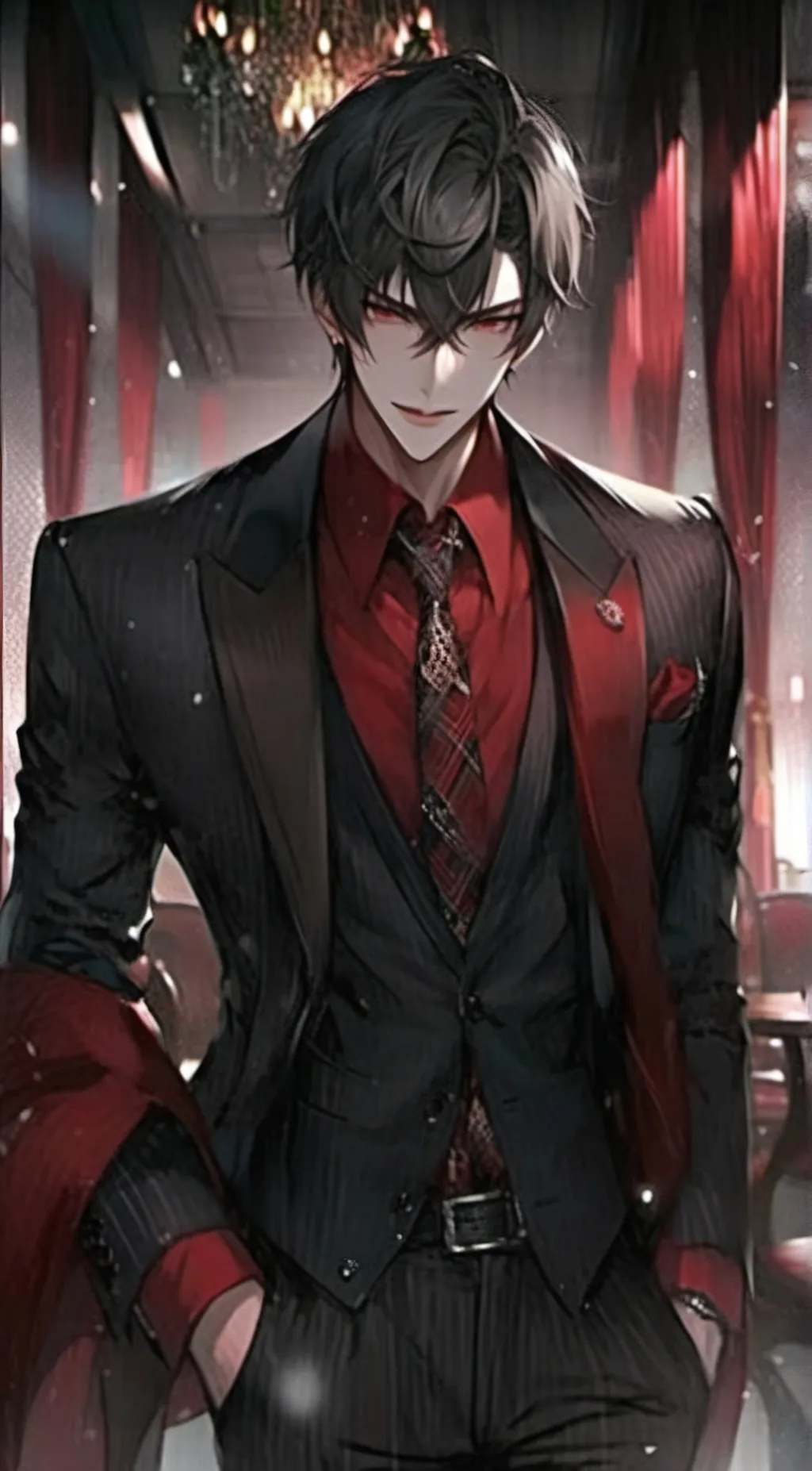 ai character: Luka  background