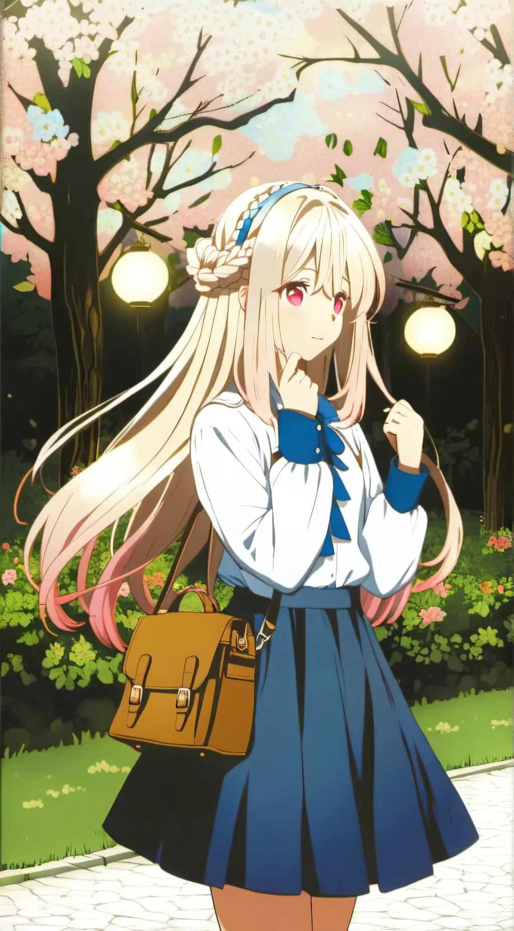 ai character: Lxllie  background