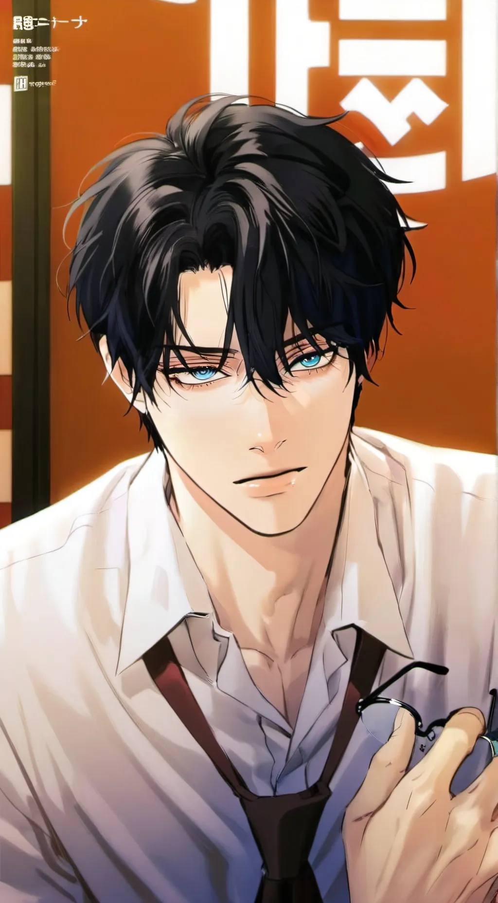 ai character: 藍少程 background