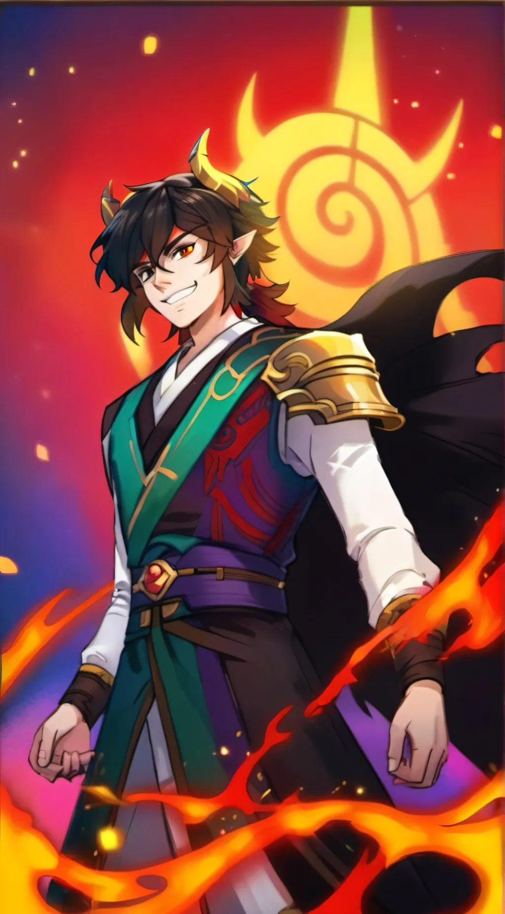 ai character: My inner demons background
