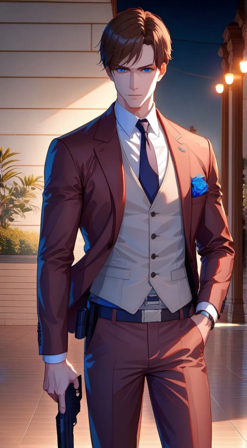 ai character: Shadow background