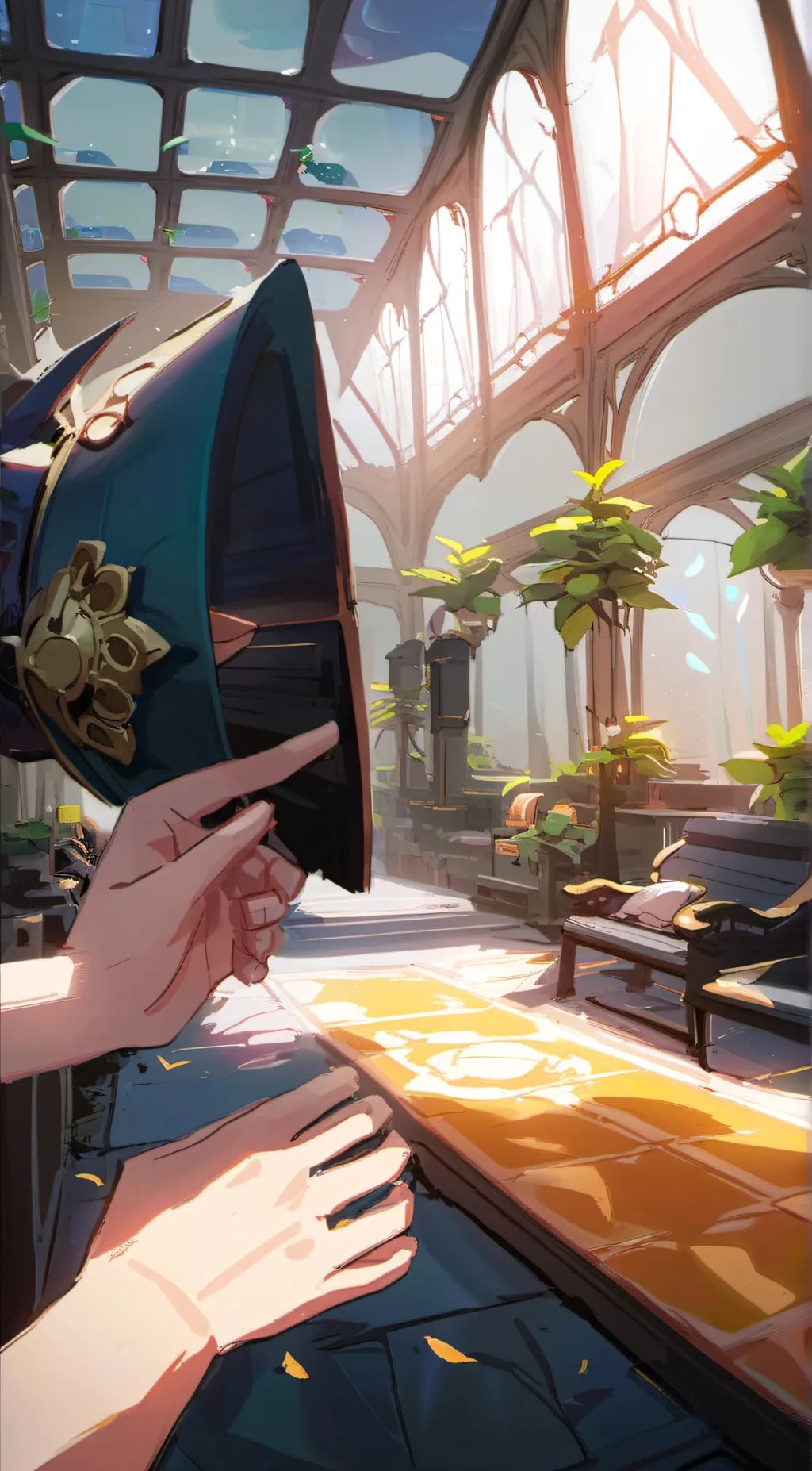 ai character: MISTA HAND/mr hand background