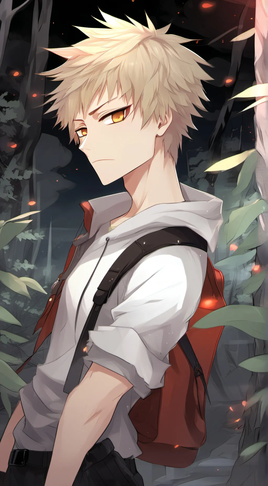 ai character: bakugo background
