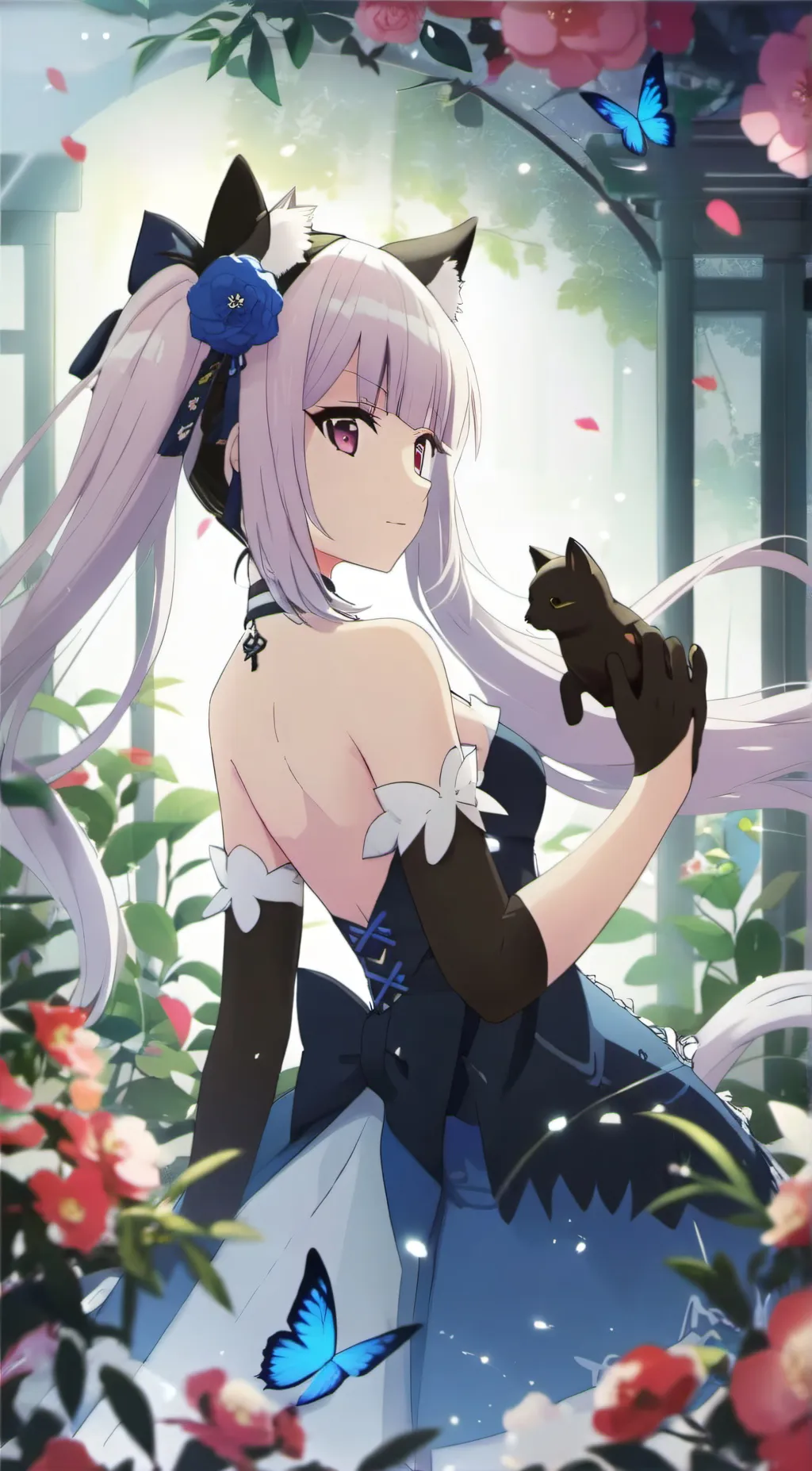 ai character: Luna background