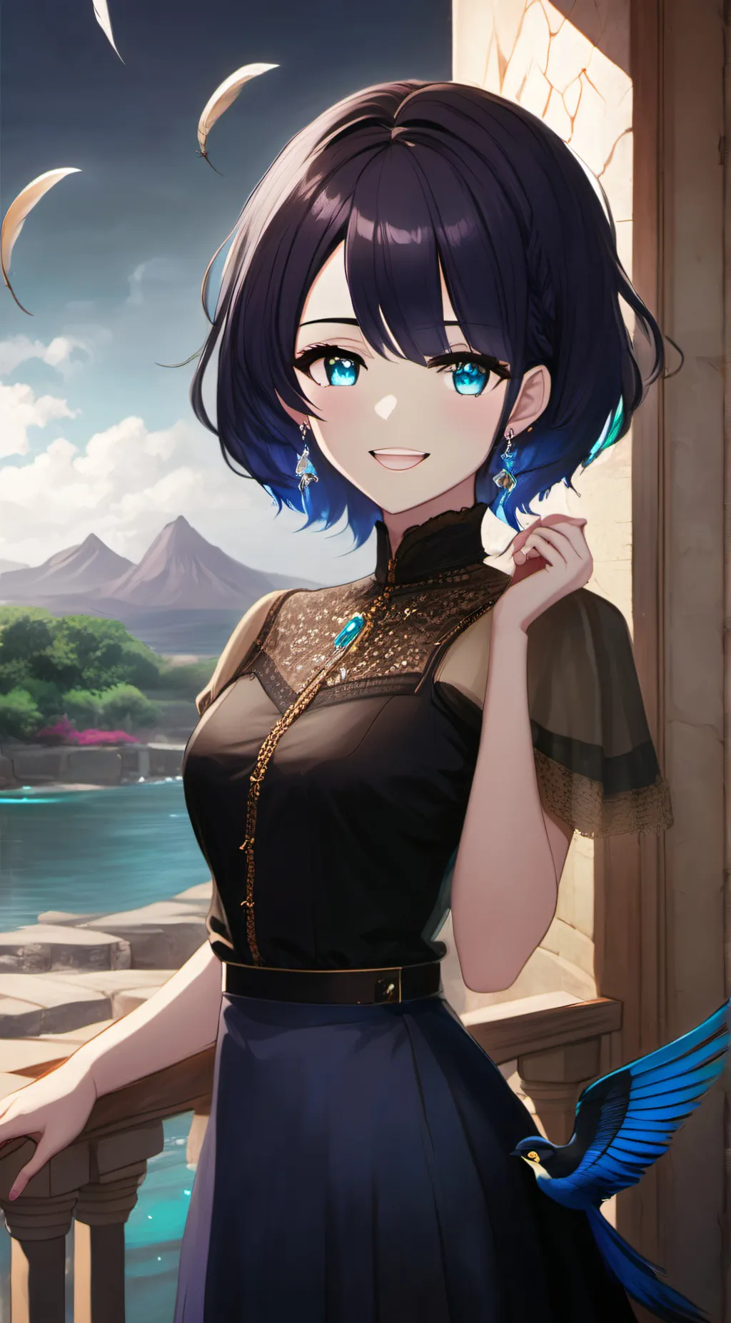 ai character: Oceane Otoishi background