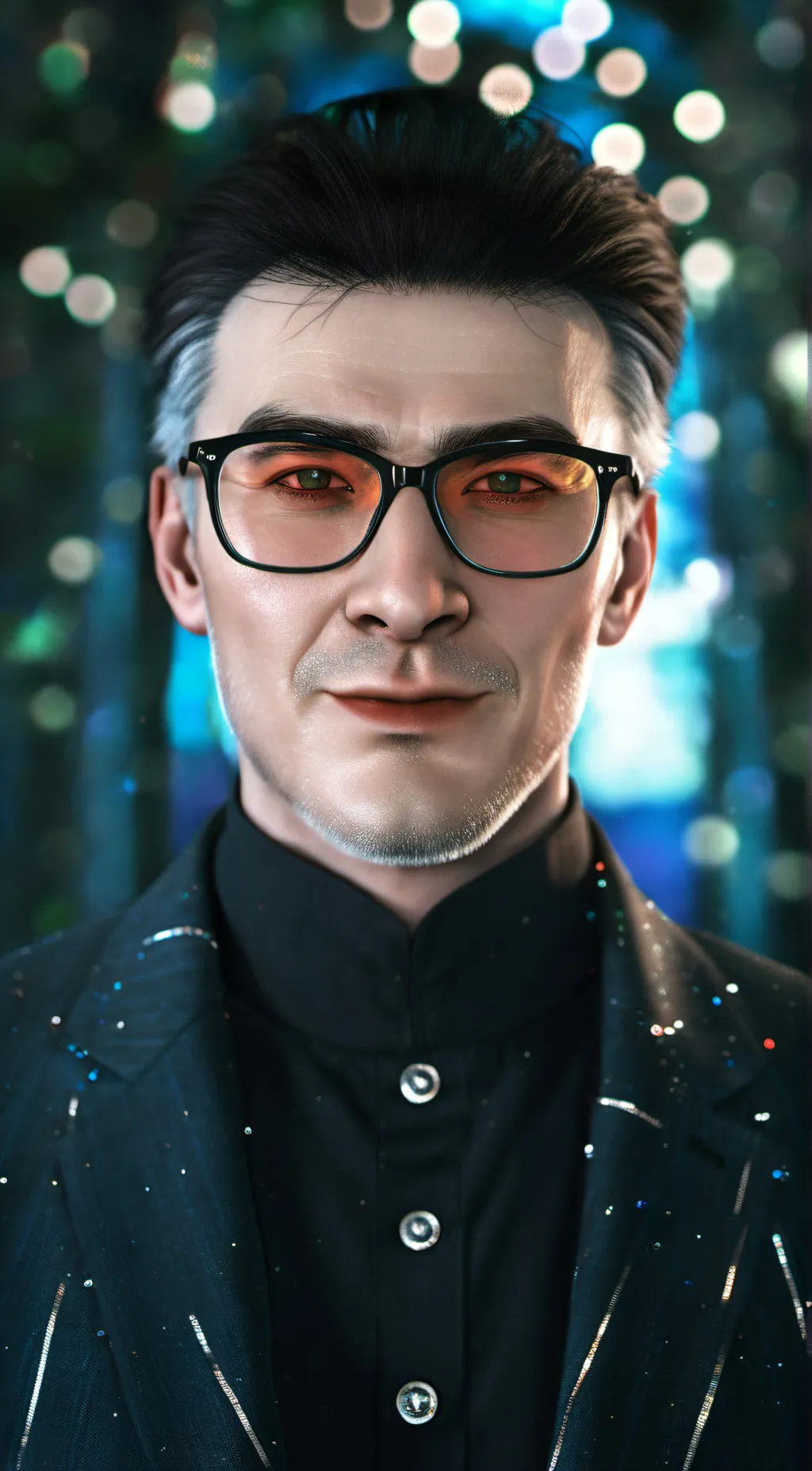 ai character: Alexey Gerasimov  background
