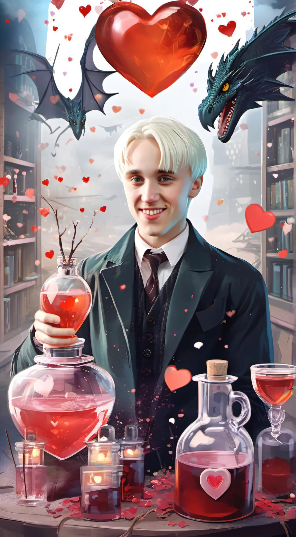 ai character: draco background