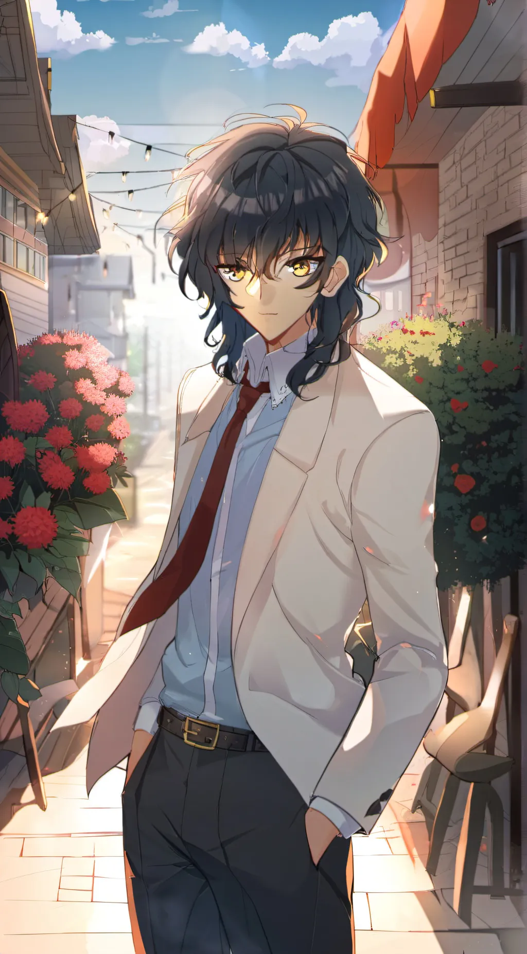 ai character: Inosuke background