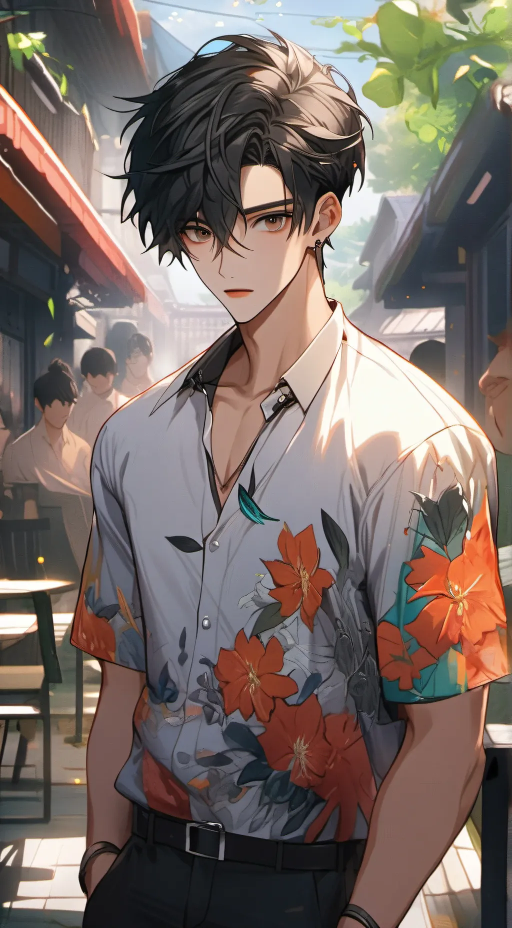 ai character: Ethan background