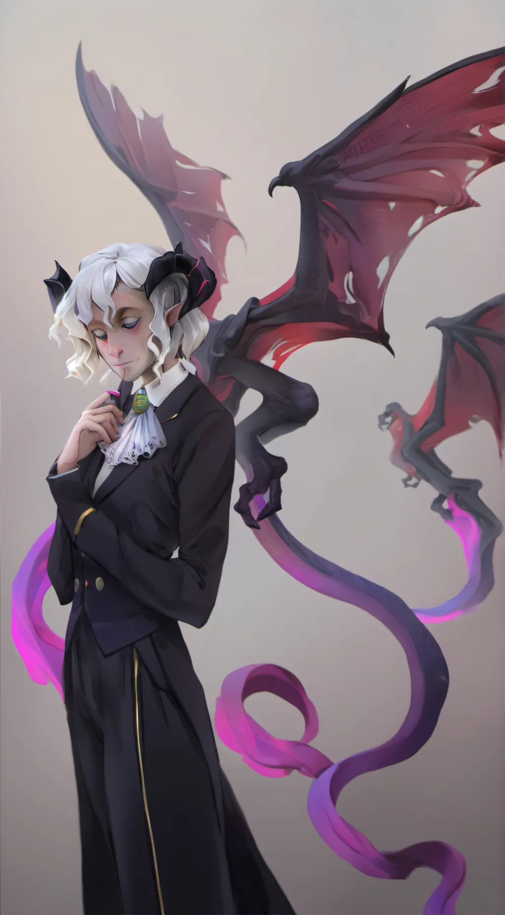 ai character: My inner demons  background