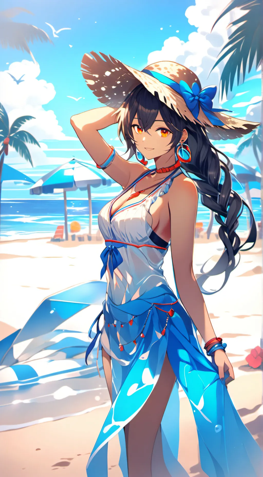 ai character: Luna  background