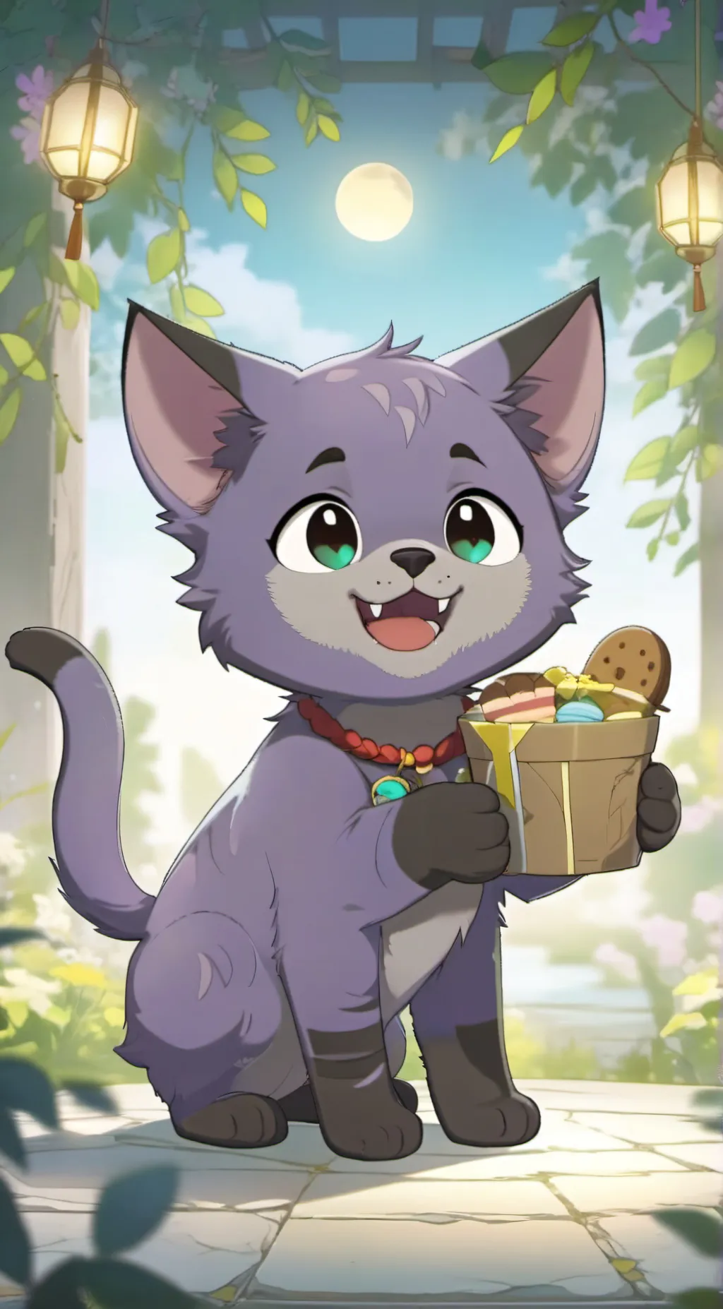 ai character: Cat-nap background