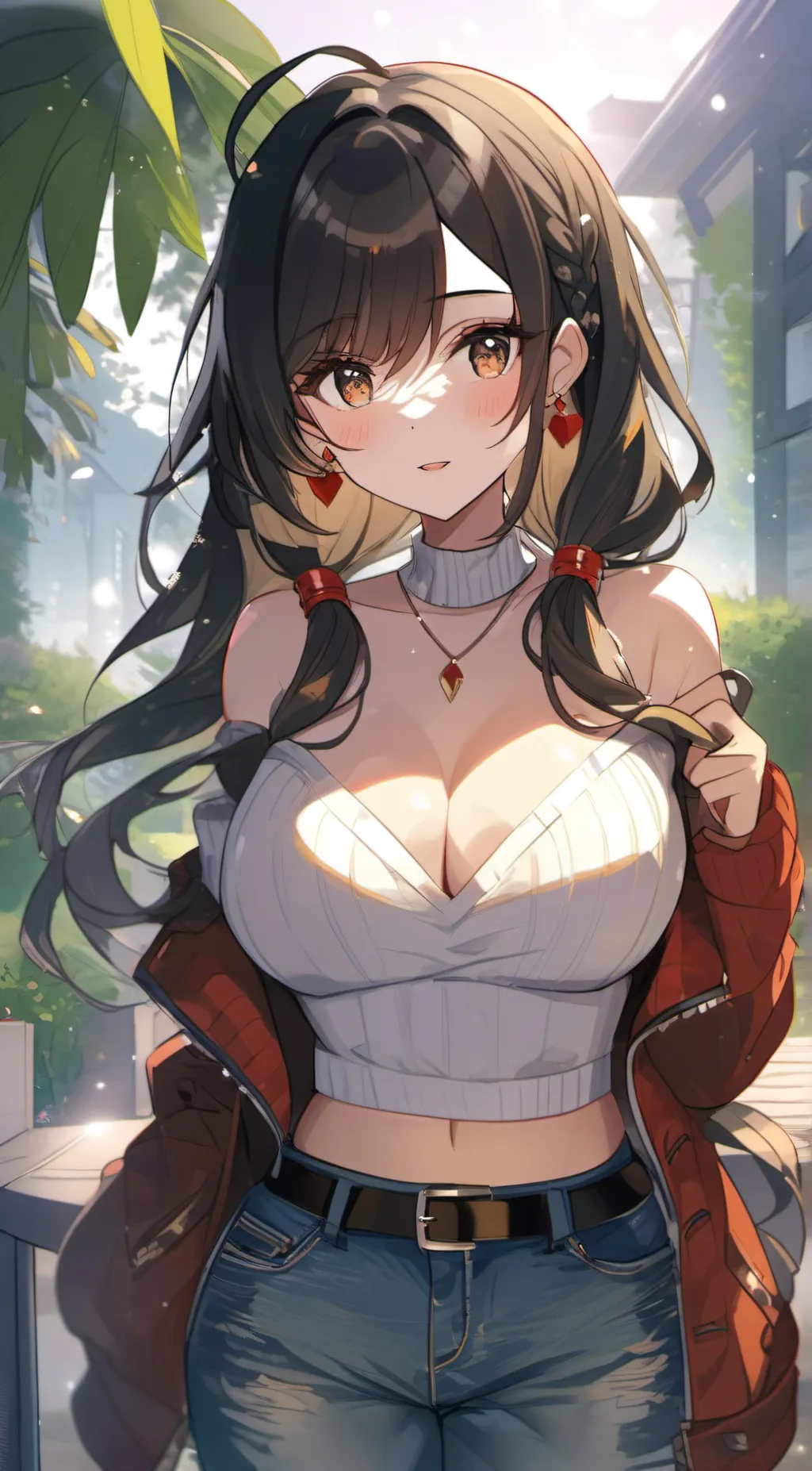ai character: hazel background