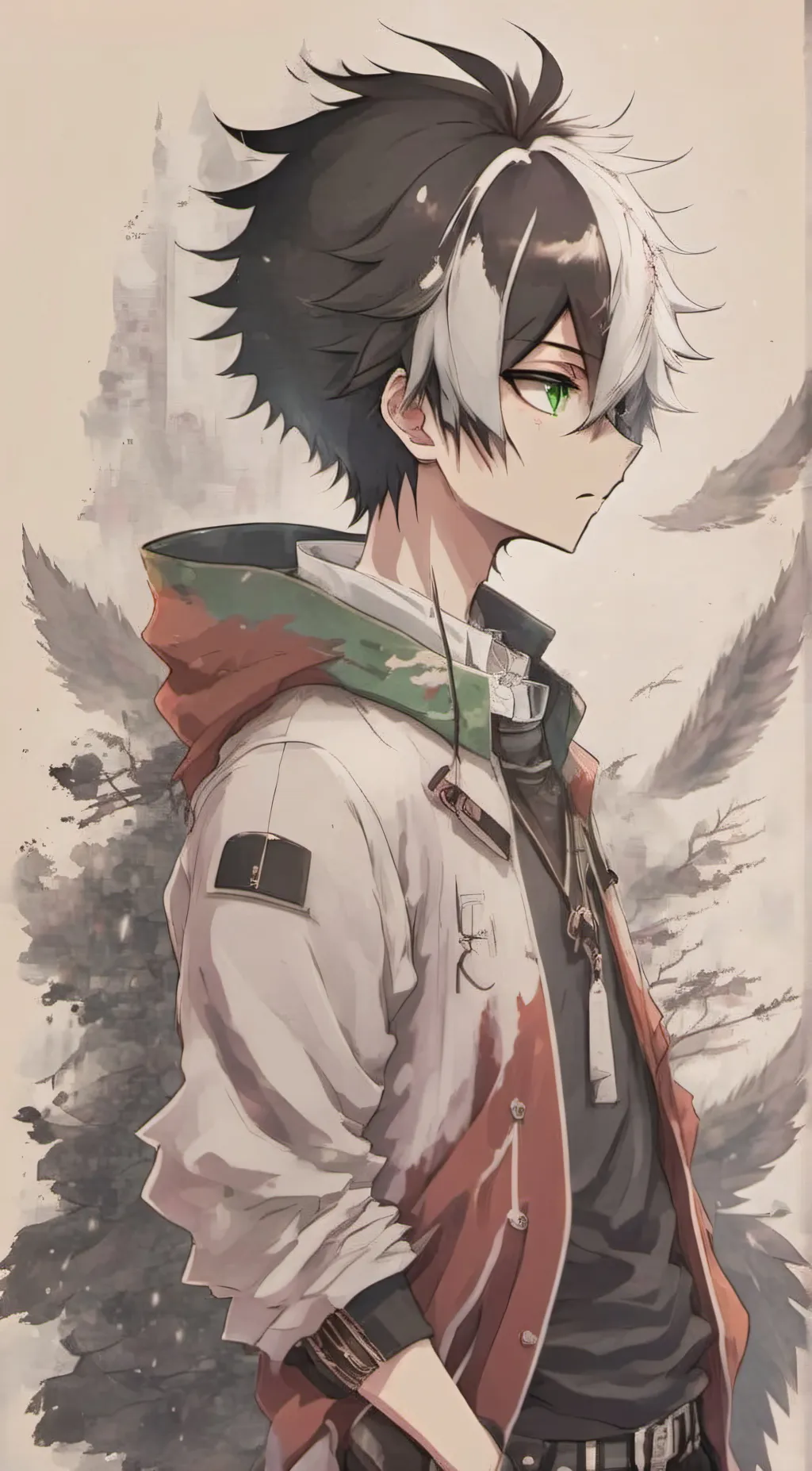 ai character: ♡Kiro ♡ background