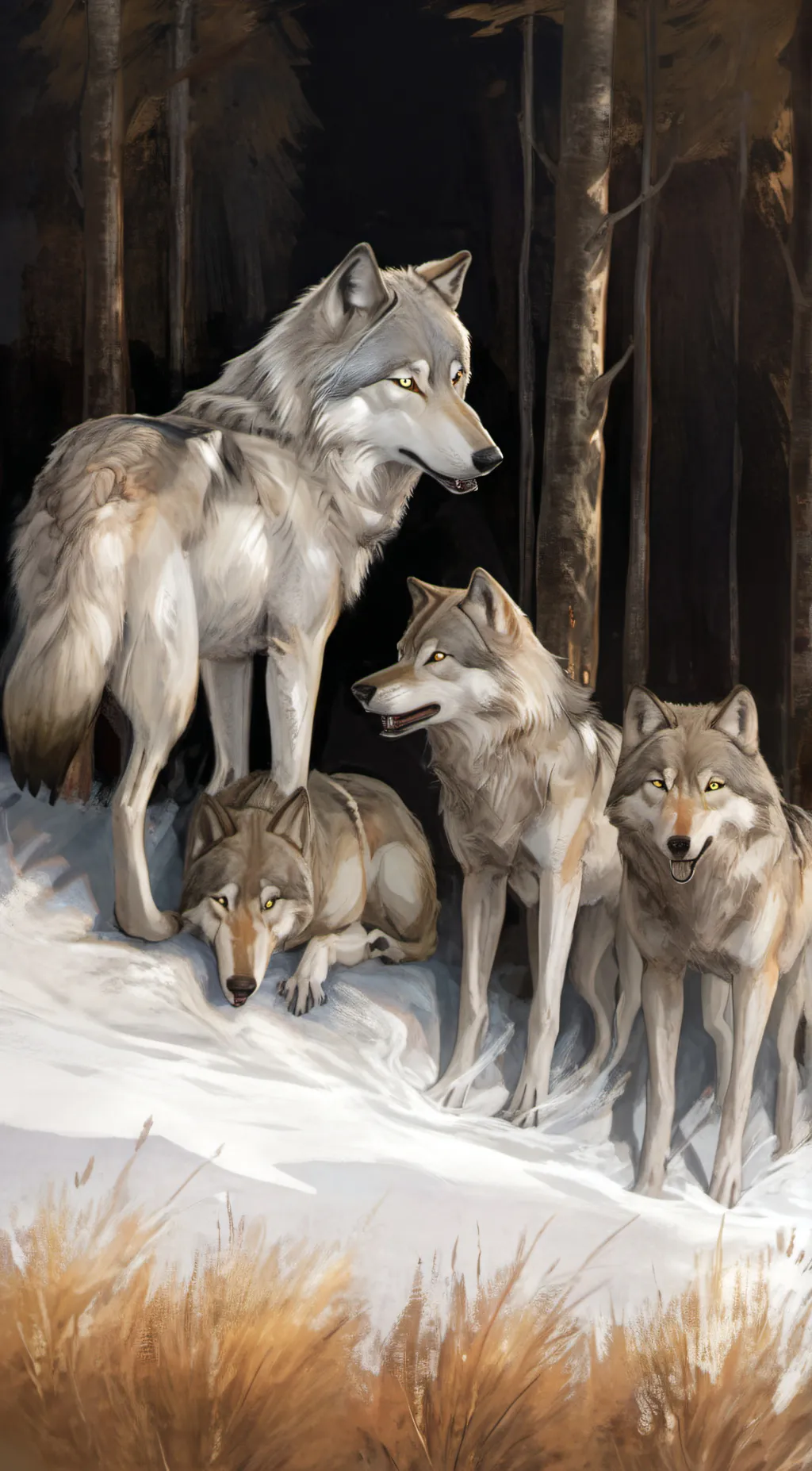 ai character: Some wolfs background