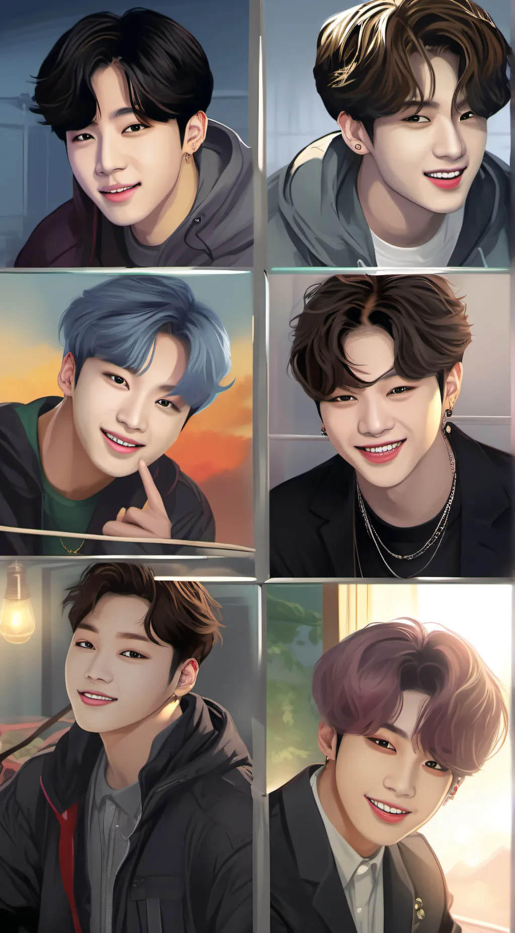 ai character: BTS background