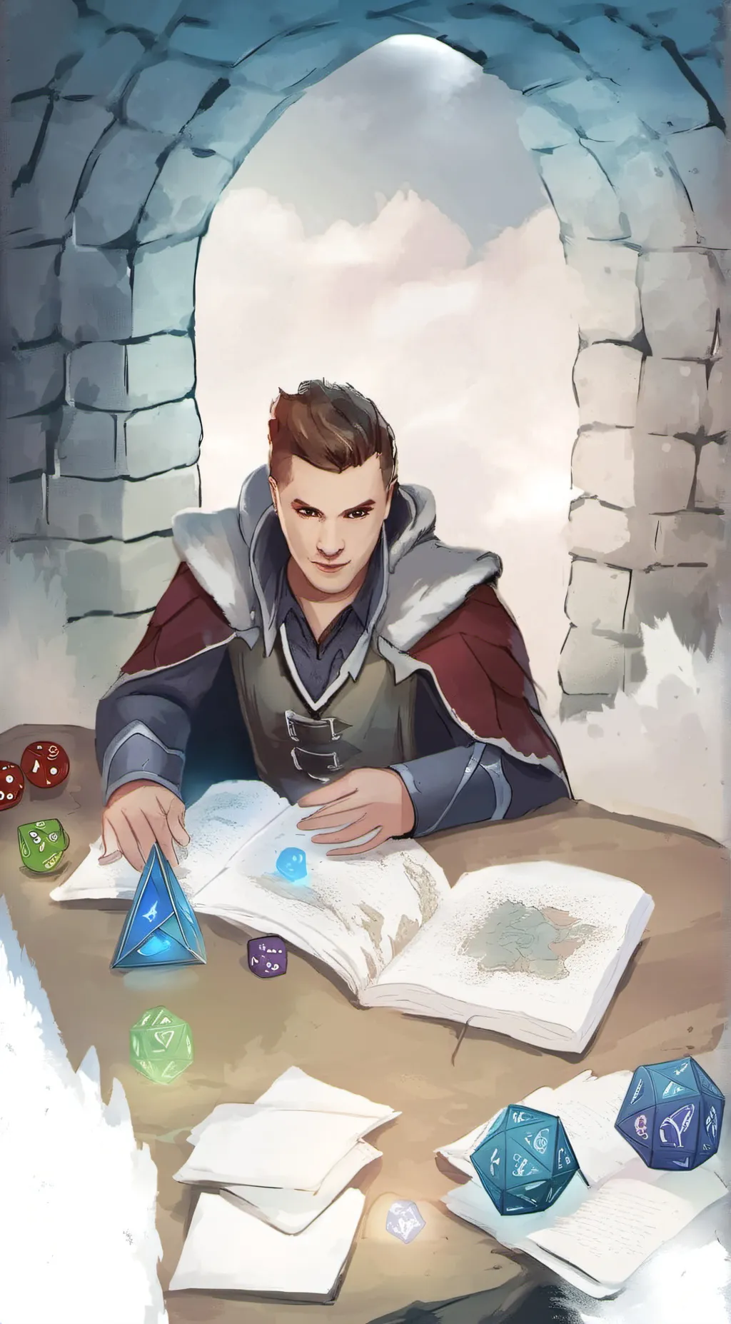 ai character: Dungeon Master background