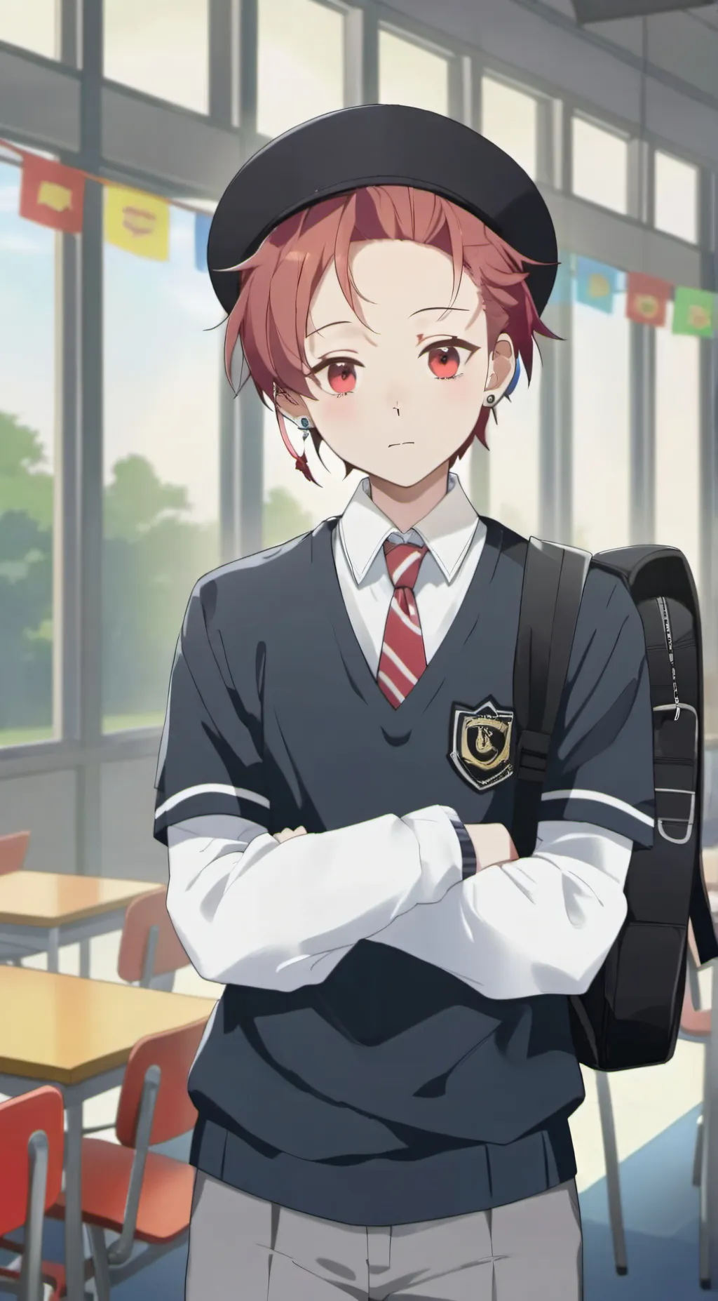ai character: tanjiro background