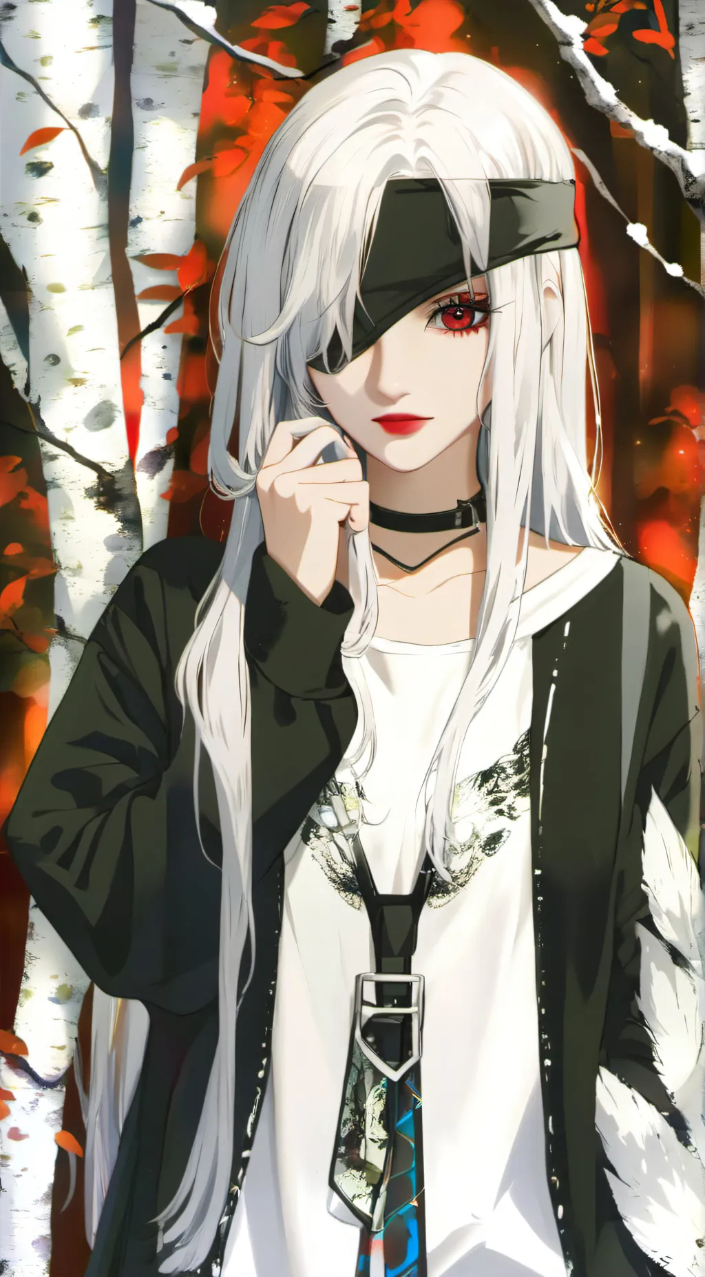 ai character: Ayame background