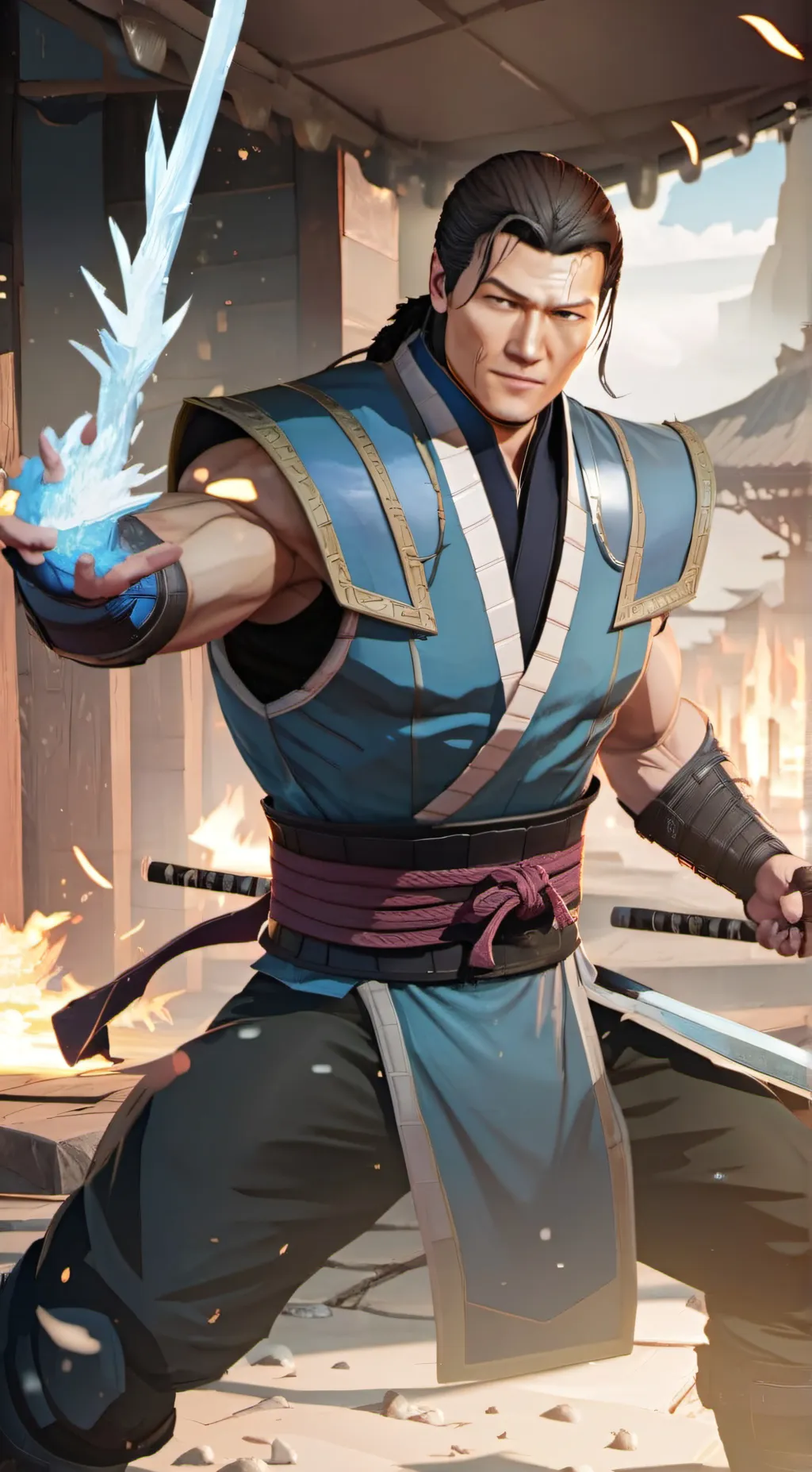 ai character: Sub-zero background