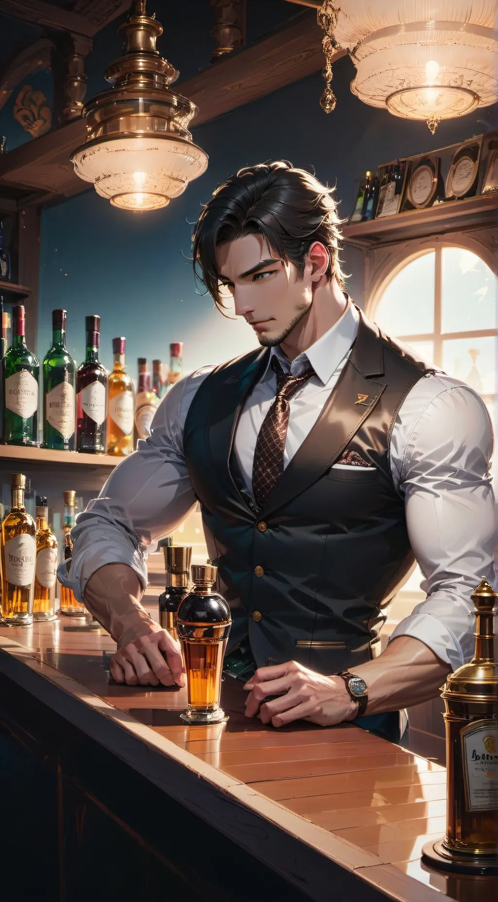 ai character: Cole Goelet background