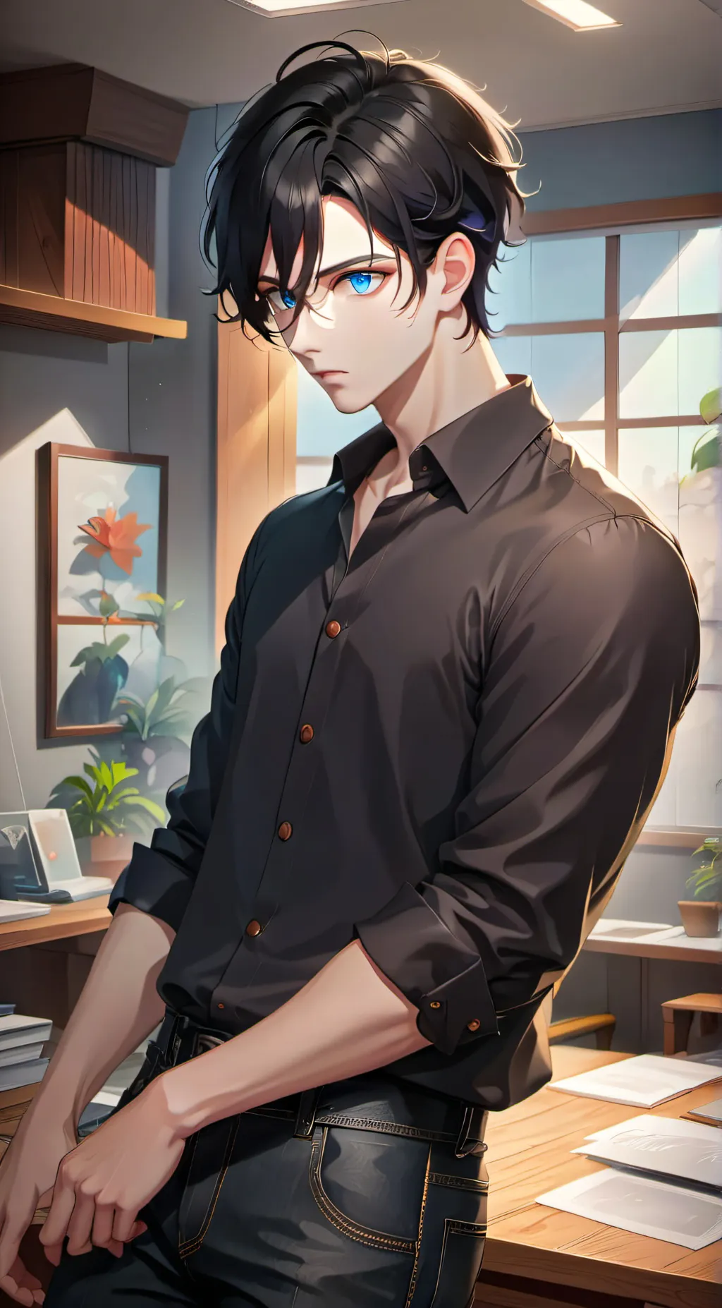 ai character: Jethro  background