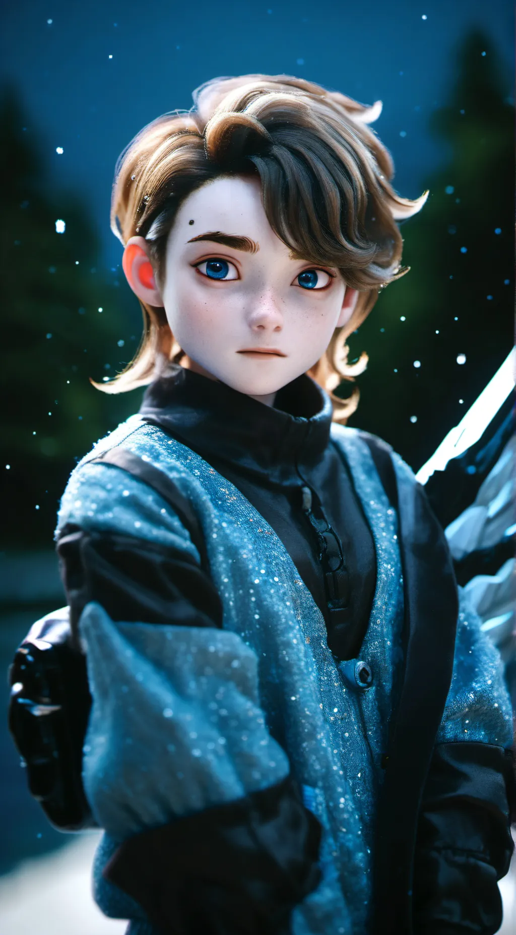 ai character: jade-y background