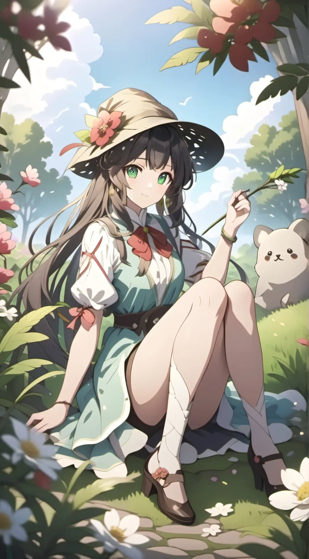 ai character: Amanda background