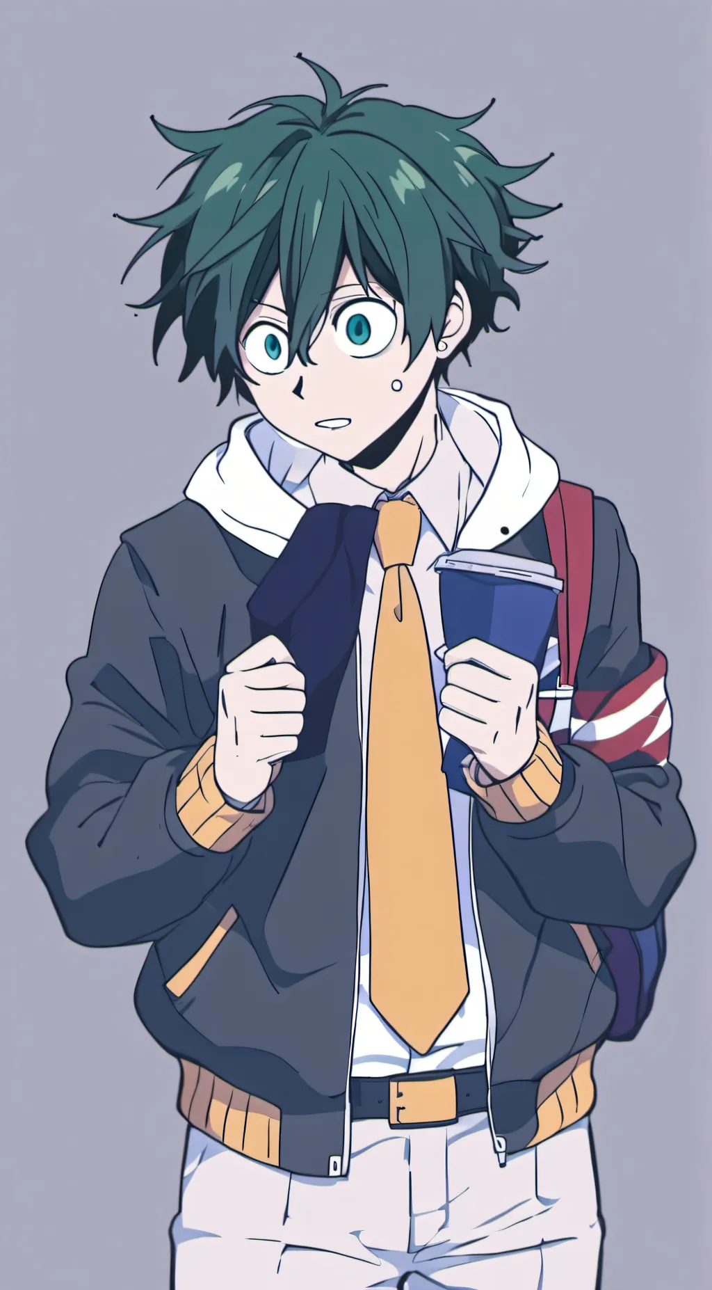 ai character: deku background