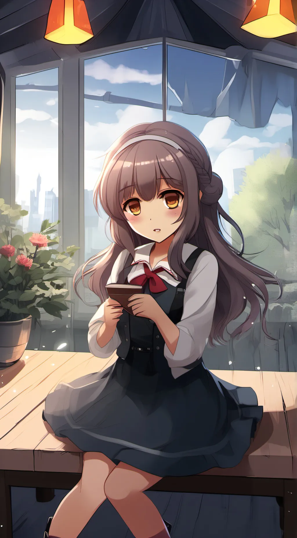 ai character: bell background
