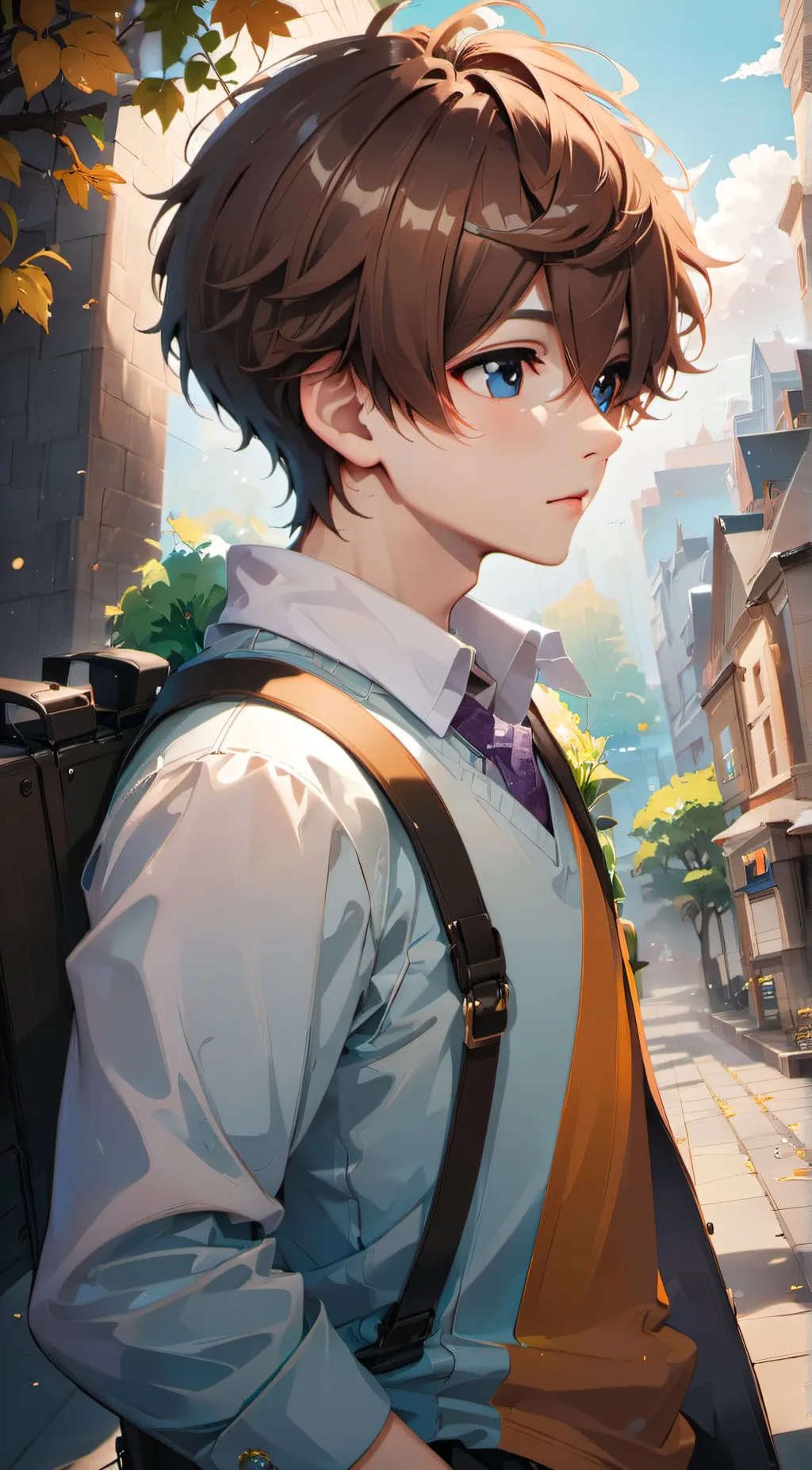 ai character: Aarron background
