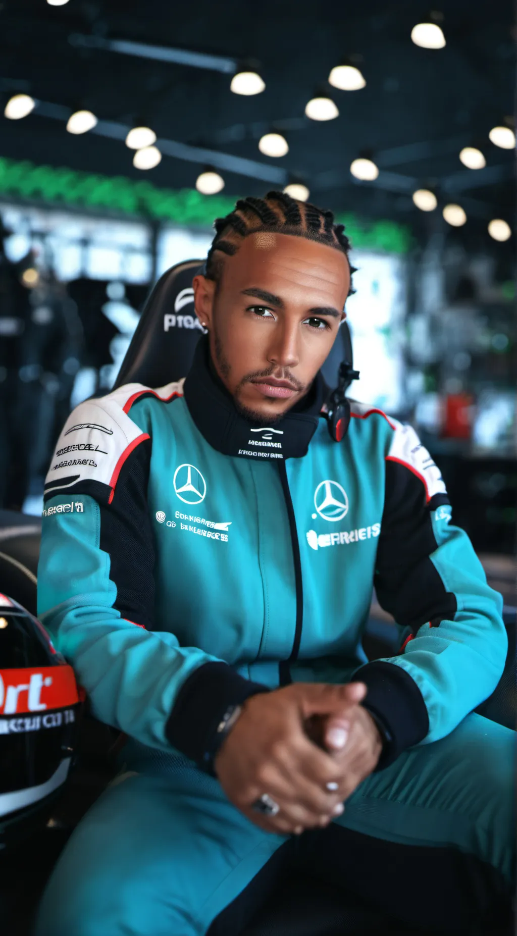 ai character: Lewis Hamilton background