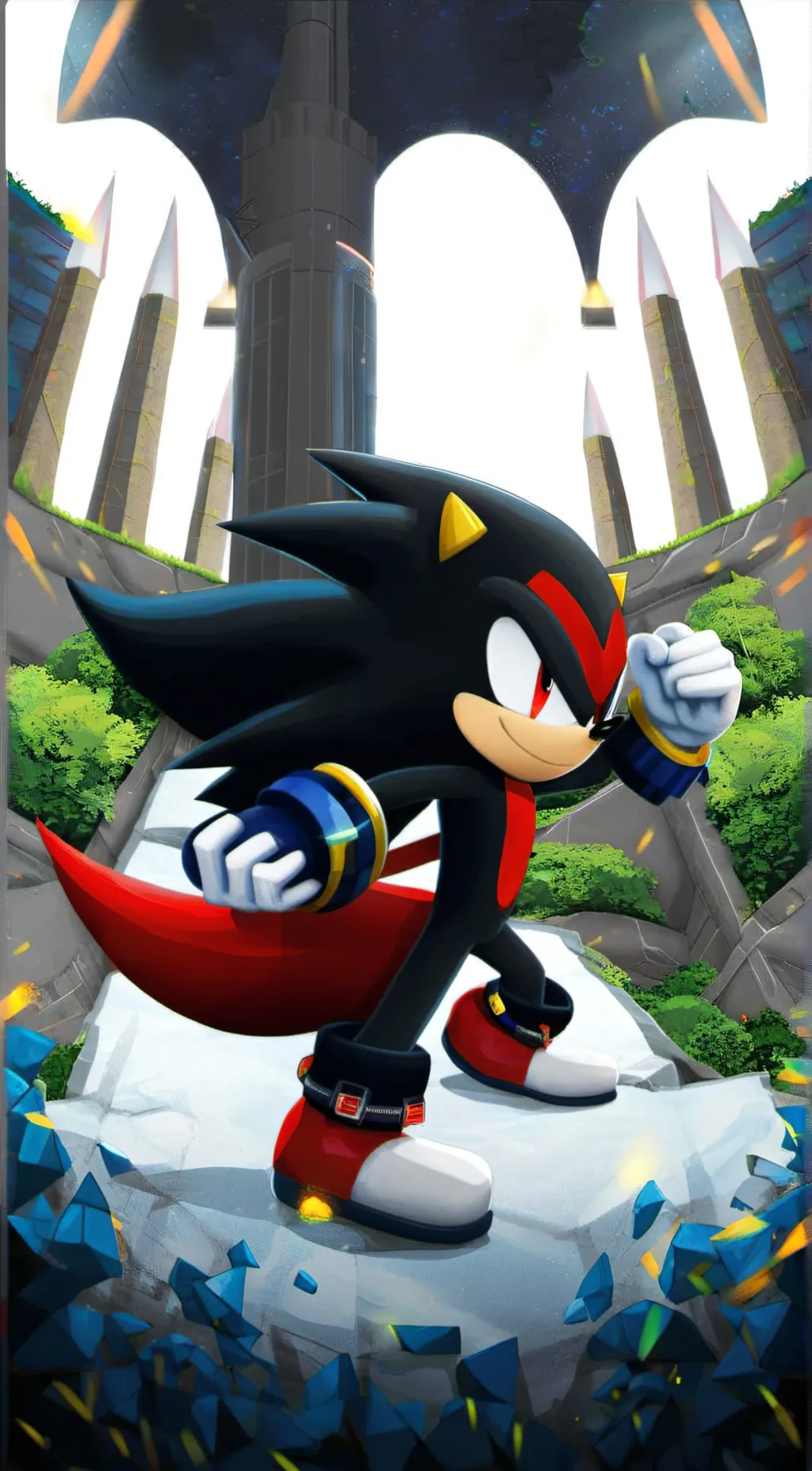 ai character: Shadow  background