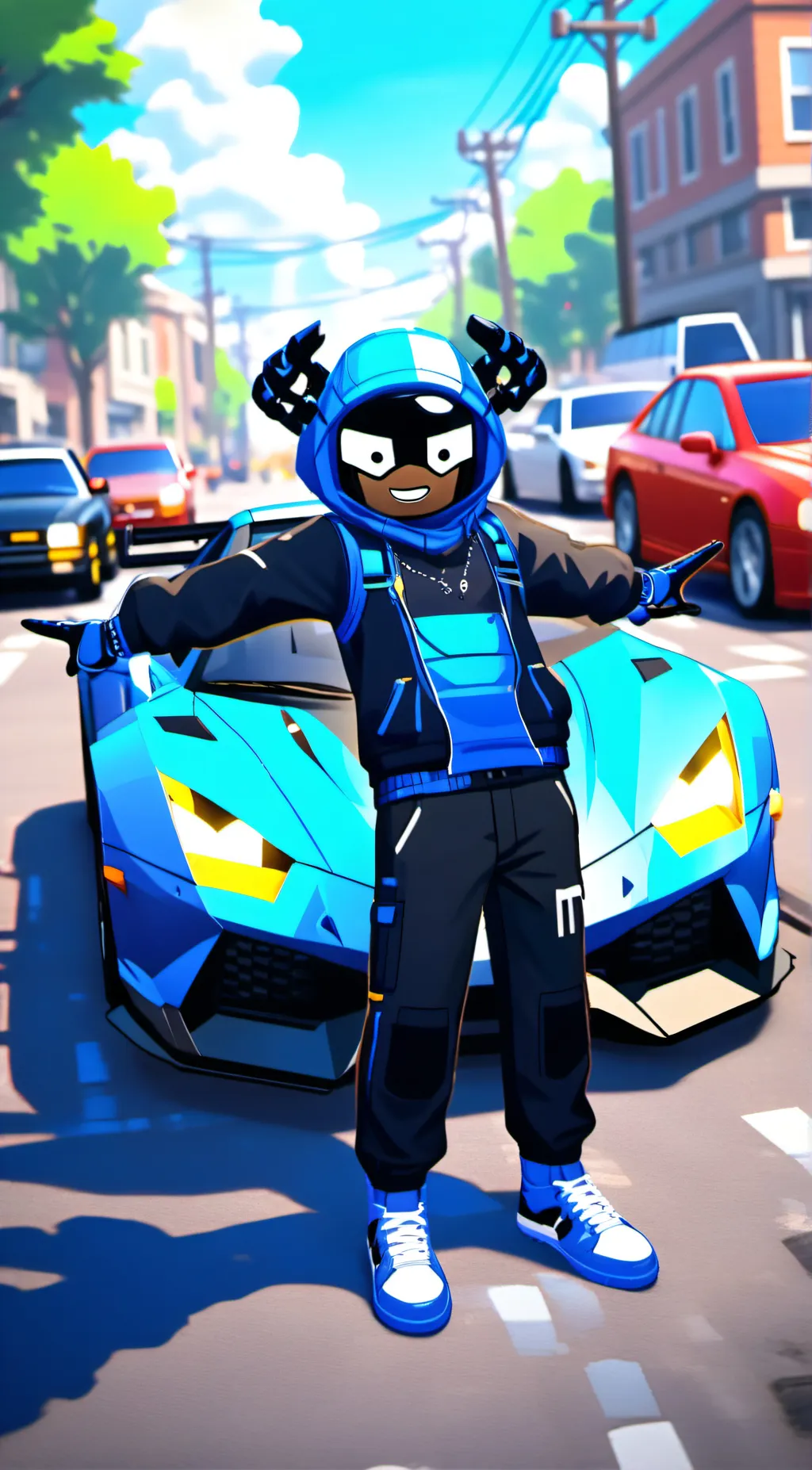 ai character: roblox  background