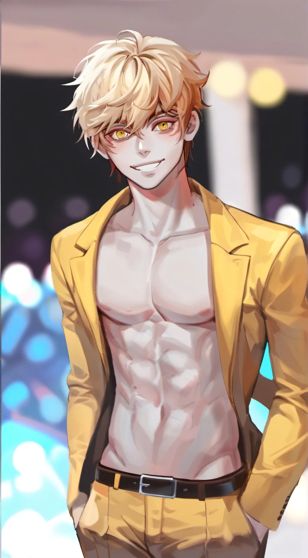 ai character: Lemon Laneila lack background