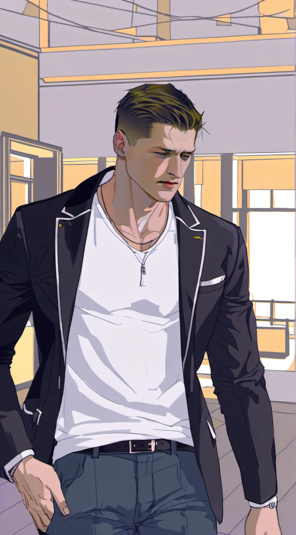ai character: matt background