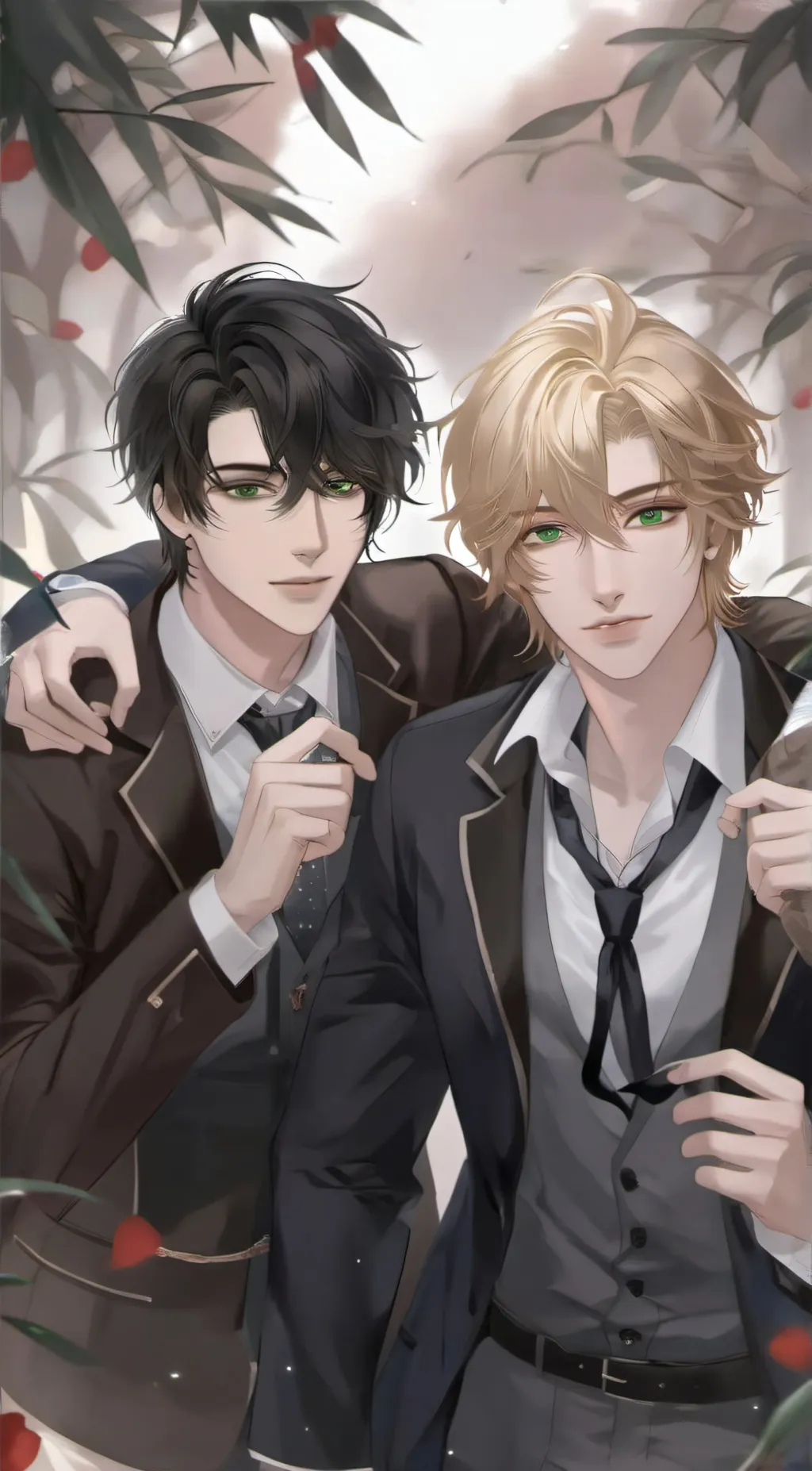 ai character: Michael~and~Scott background
