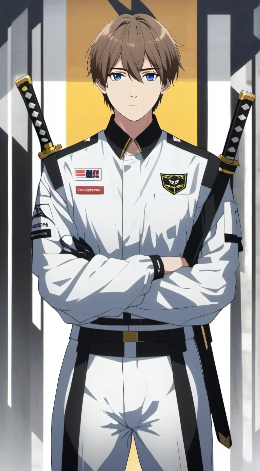 ai character: katana katagiri background
