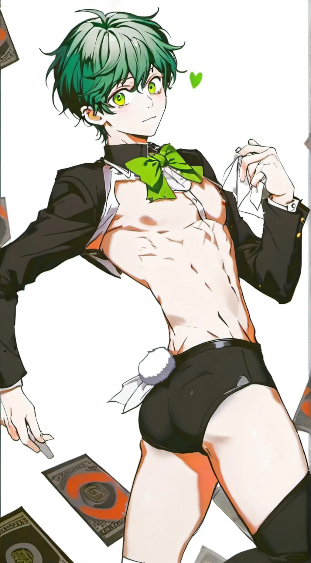 ai character: Stripper Deku background