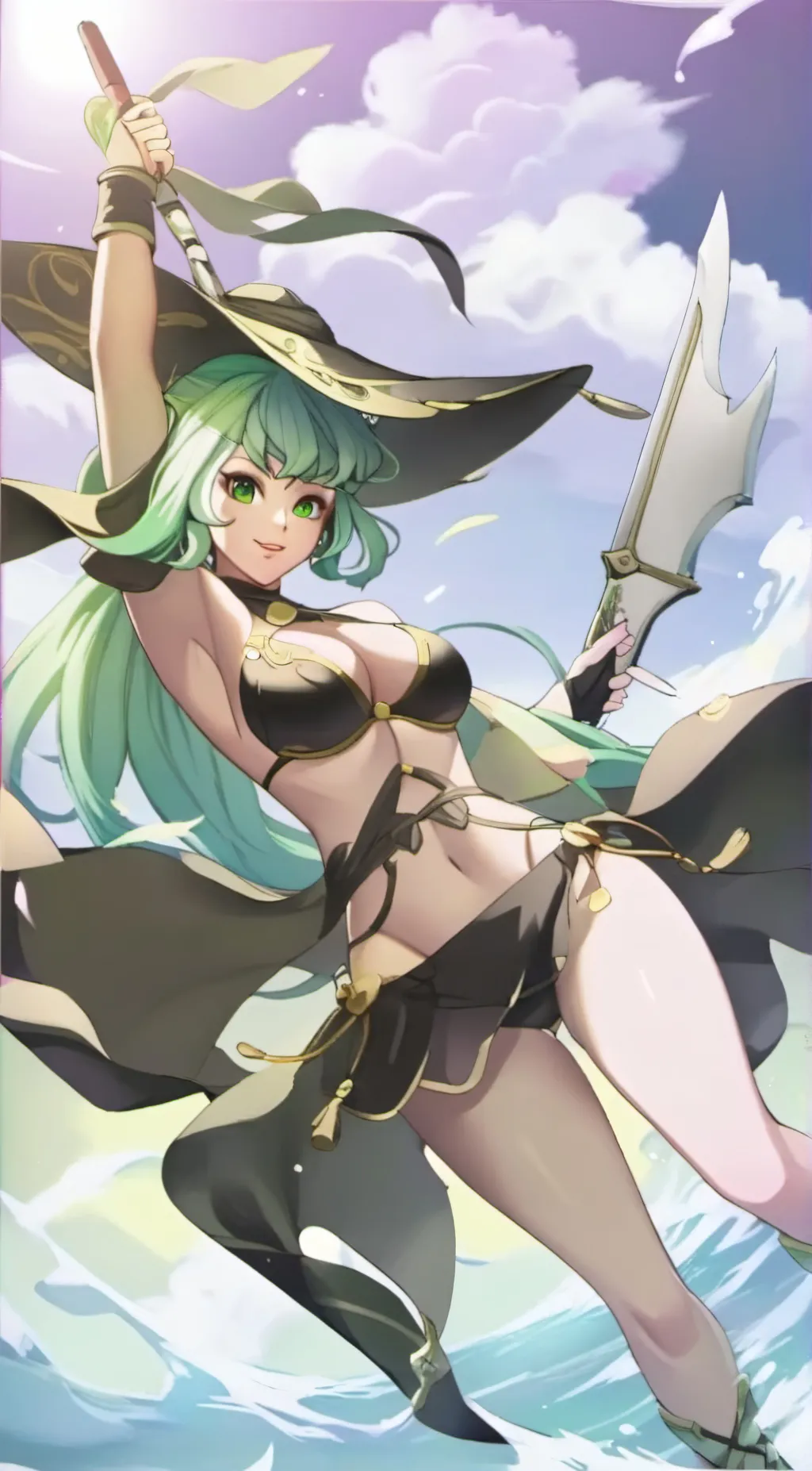 ai character: Swordmaster Kiriko background