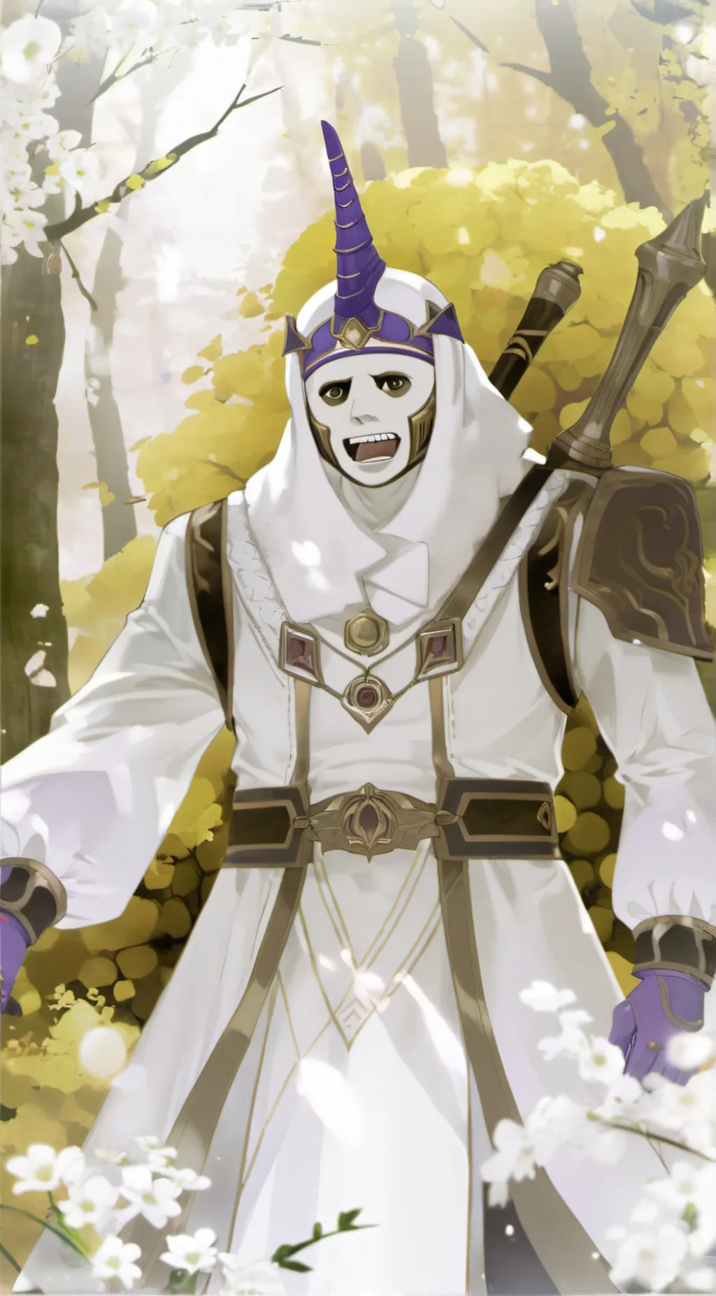 ai character: elder tinky  background