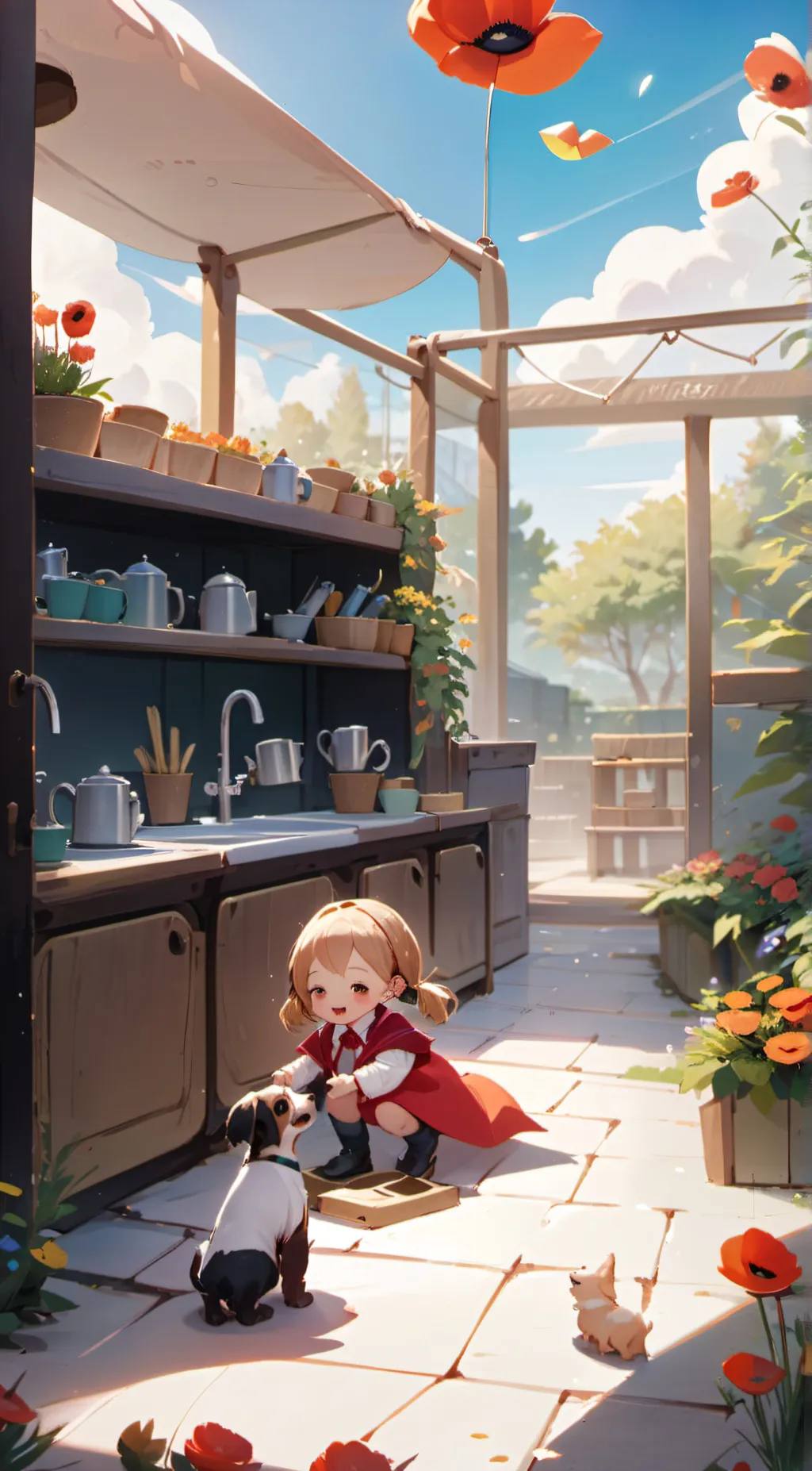 ai character: (Plushies) background