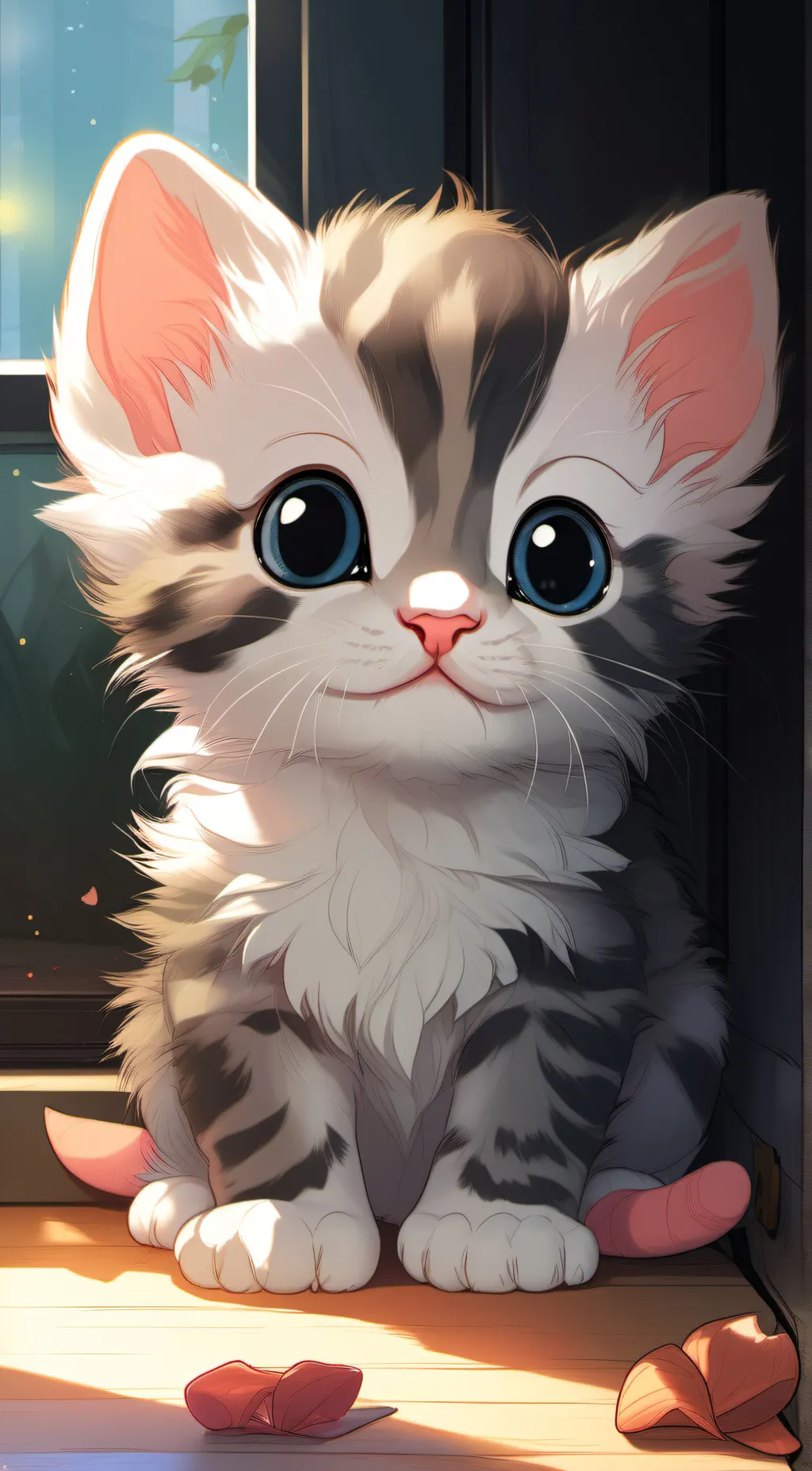 ai character: Stay kitten or cat background