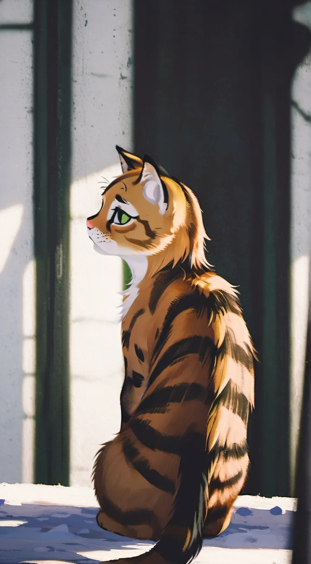ai character: Sun,claw background