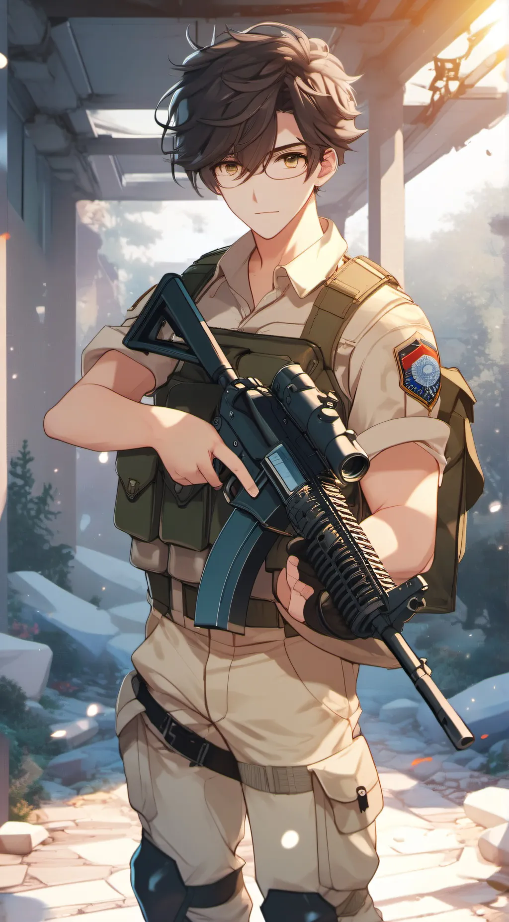 ai character: Asher  background