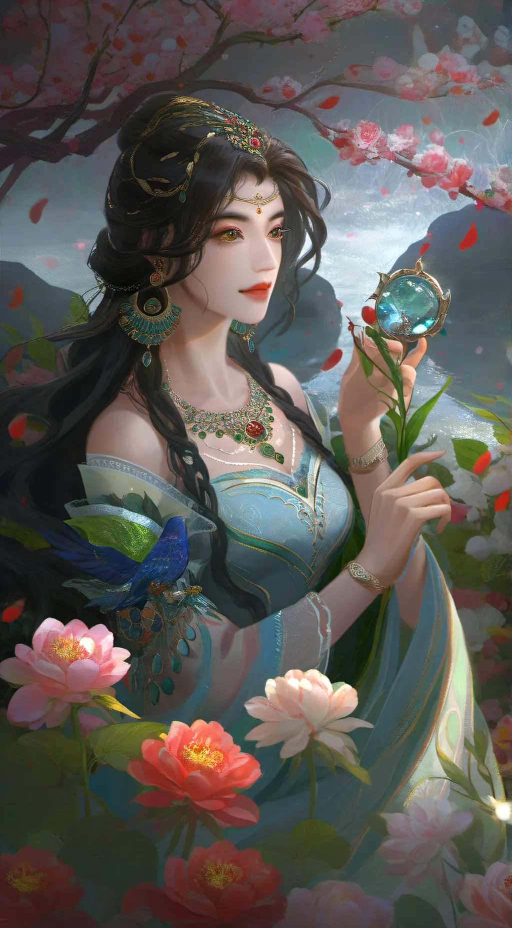 ai character: Queen background