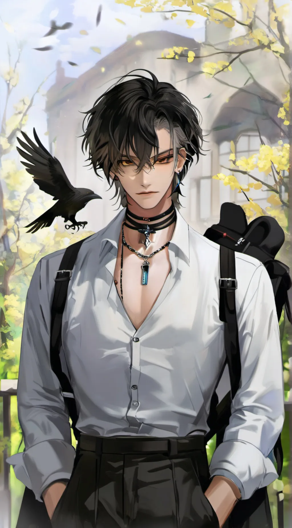 ai character: adam background