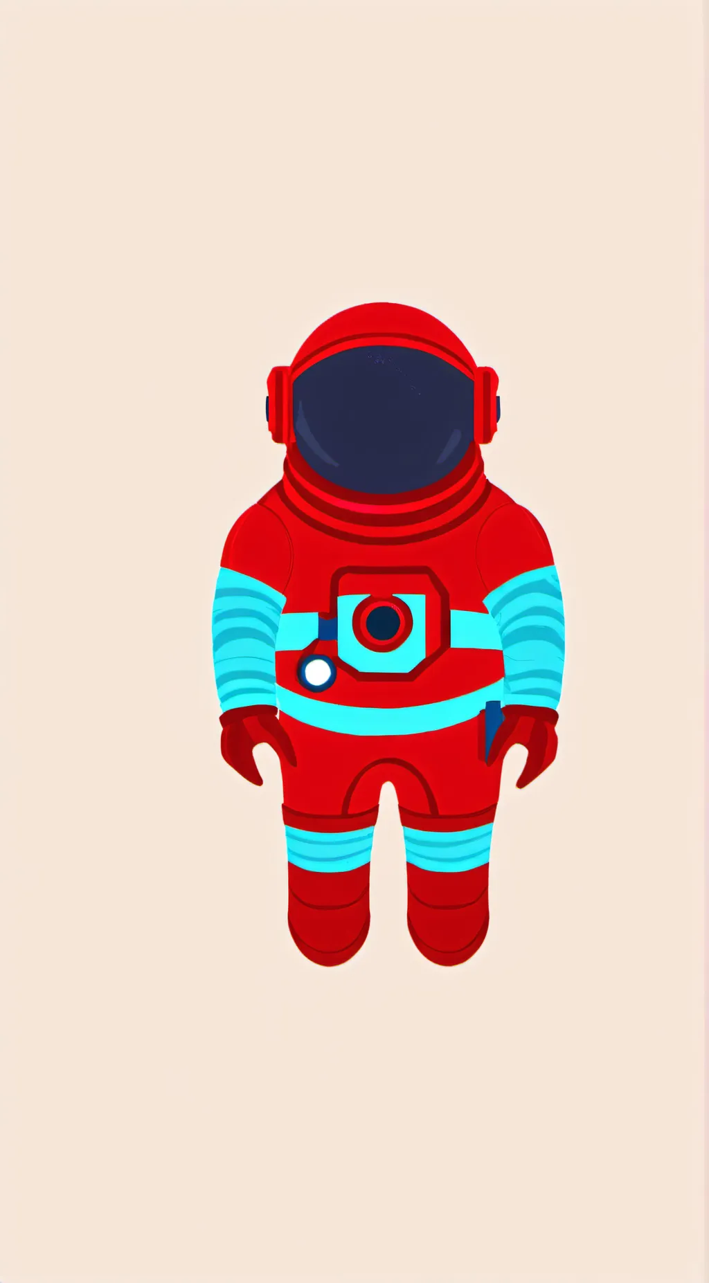 ai character: red background
